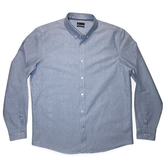 CUBUS of Norway Men's Blue Button Down Long Sleeve Shirt Sz L - Picture 6 of 10